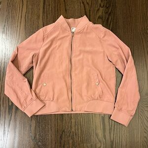 Iris Los Angeles Women's Blush Bomber Jacket xl pink